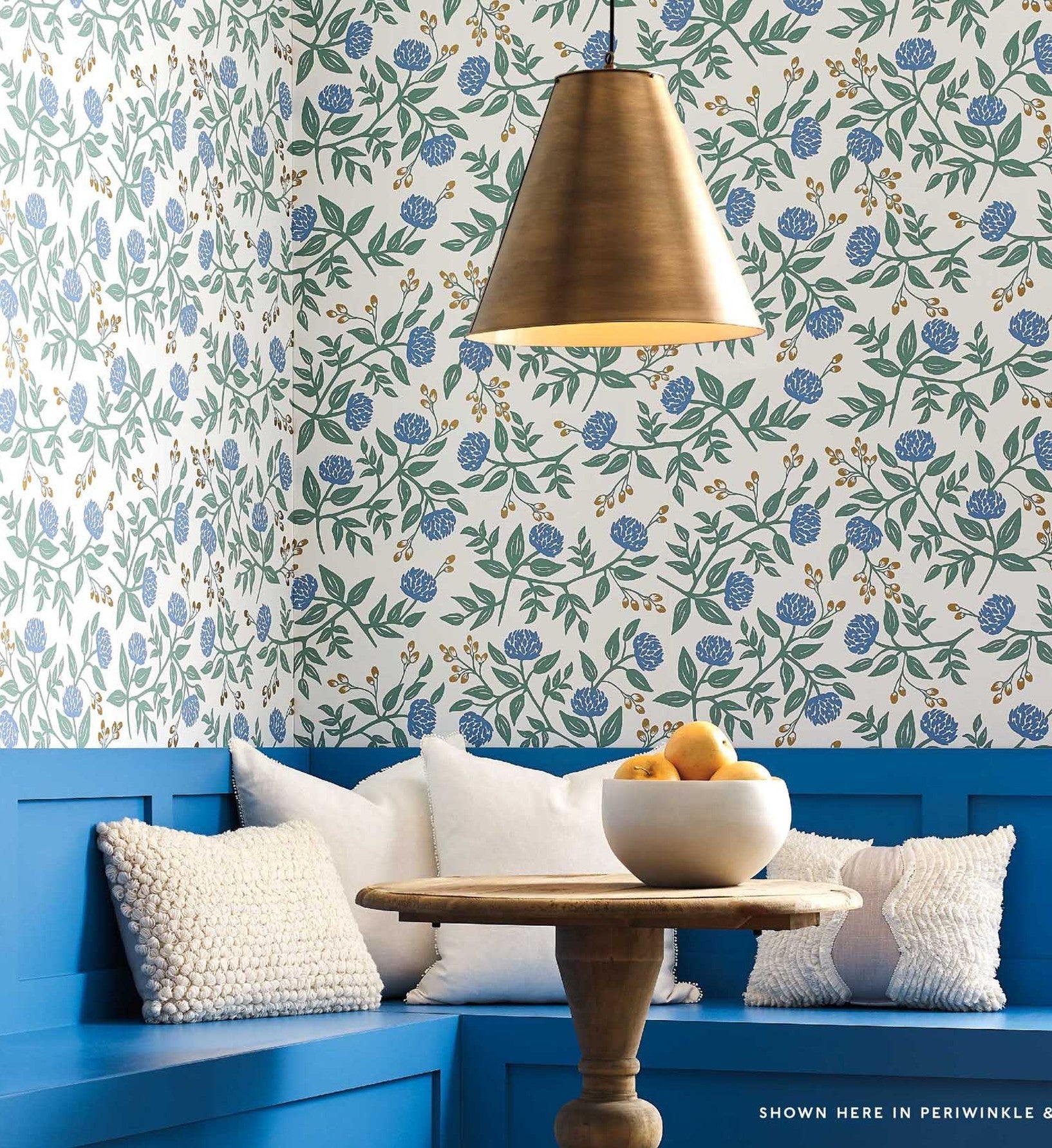 Peonies Wallpaper - Black & Metallic Gold