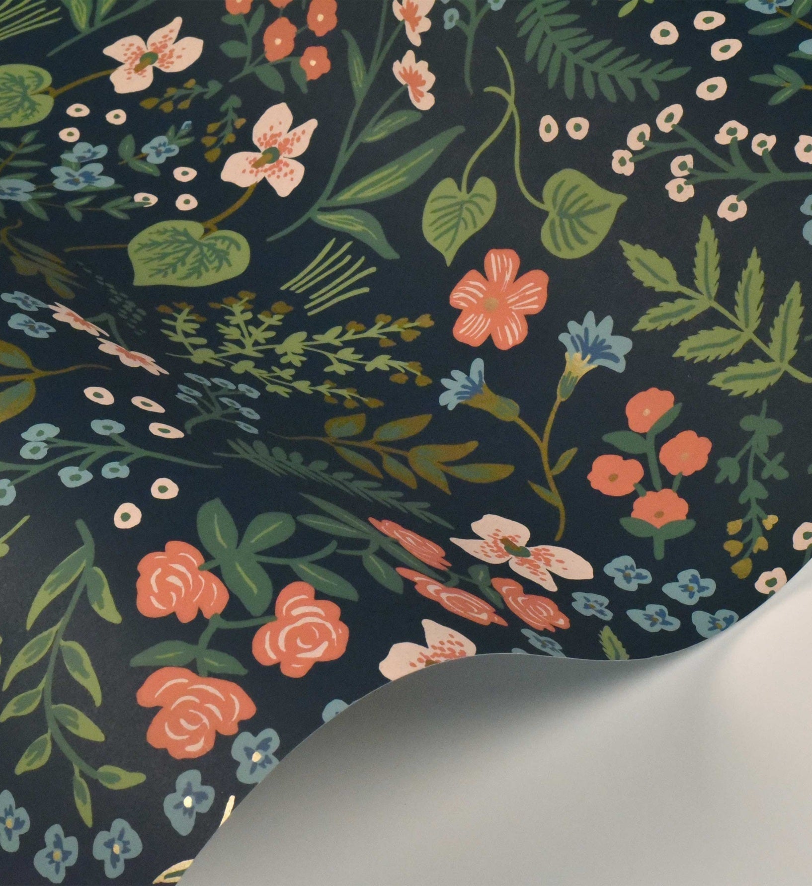 Wildwood Wallpaper - Navy