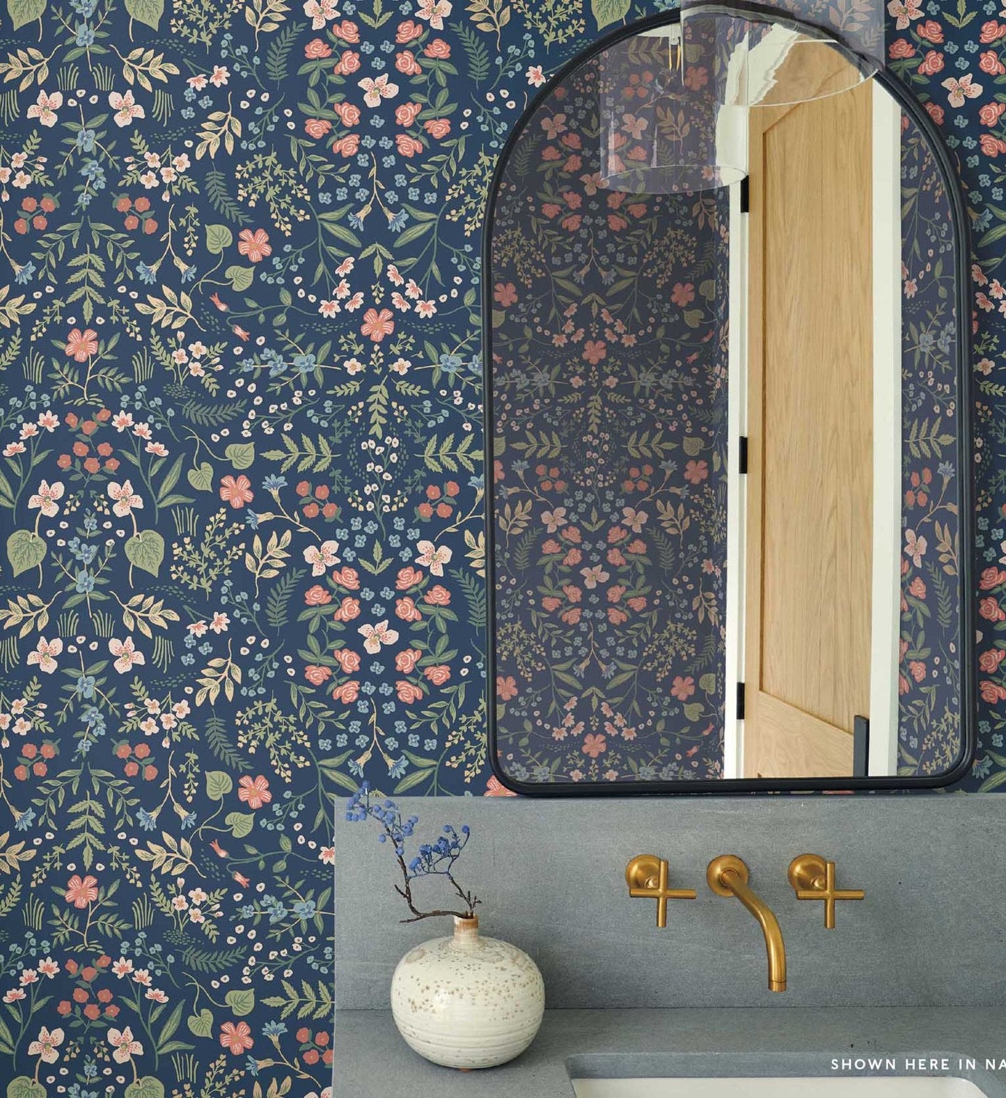 Wildwood Wallpaper - Navy