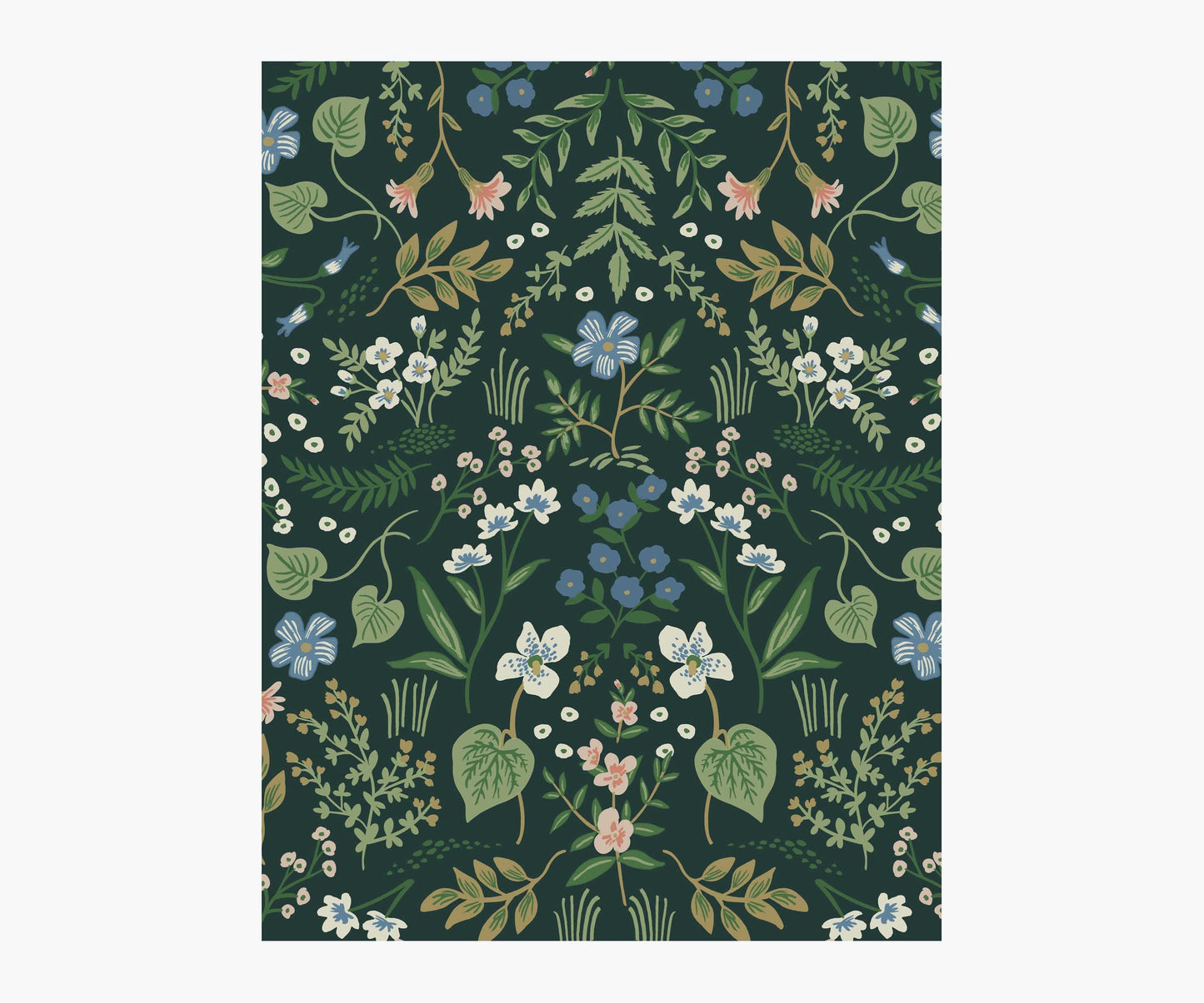 Wildwood Wallpaper Sample - Hunter - Peel and Stick Wallpaper