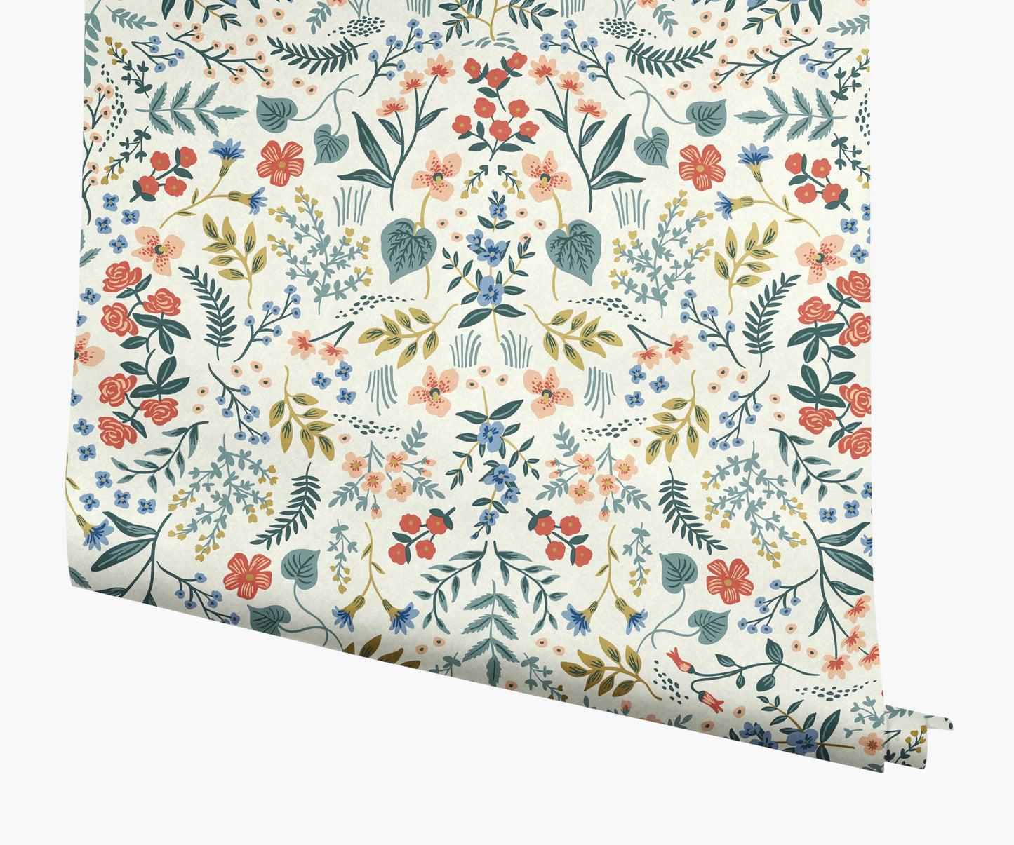 Wildwood Wallpaper - Rose Multi - Peel and Stick Wallpaper