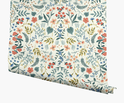 Wildwood Wallpaper - Rose Multi - Peel and Stick Wallpaper
