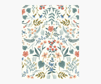 Wildwood Wallpaper Sample - Rose Multi - Peel and Stick Wallpaper