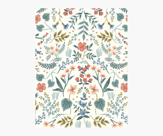 Wildwood Wallpaper Sample - Rose Multi - Peel and Stick Wallpaper