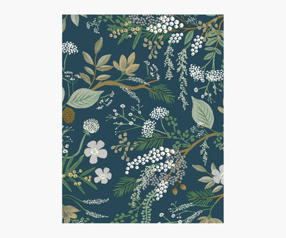 Juniper Forest Wallpaper Sample - Evergreen - Peel and Stick Wallpaper