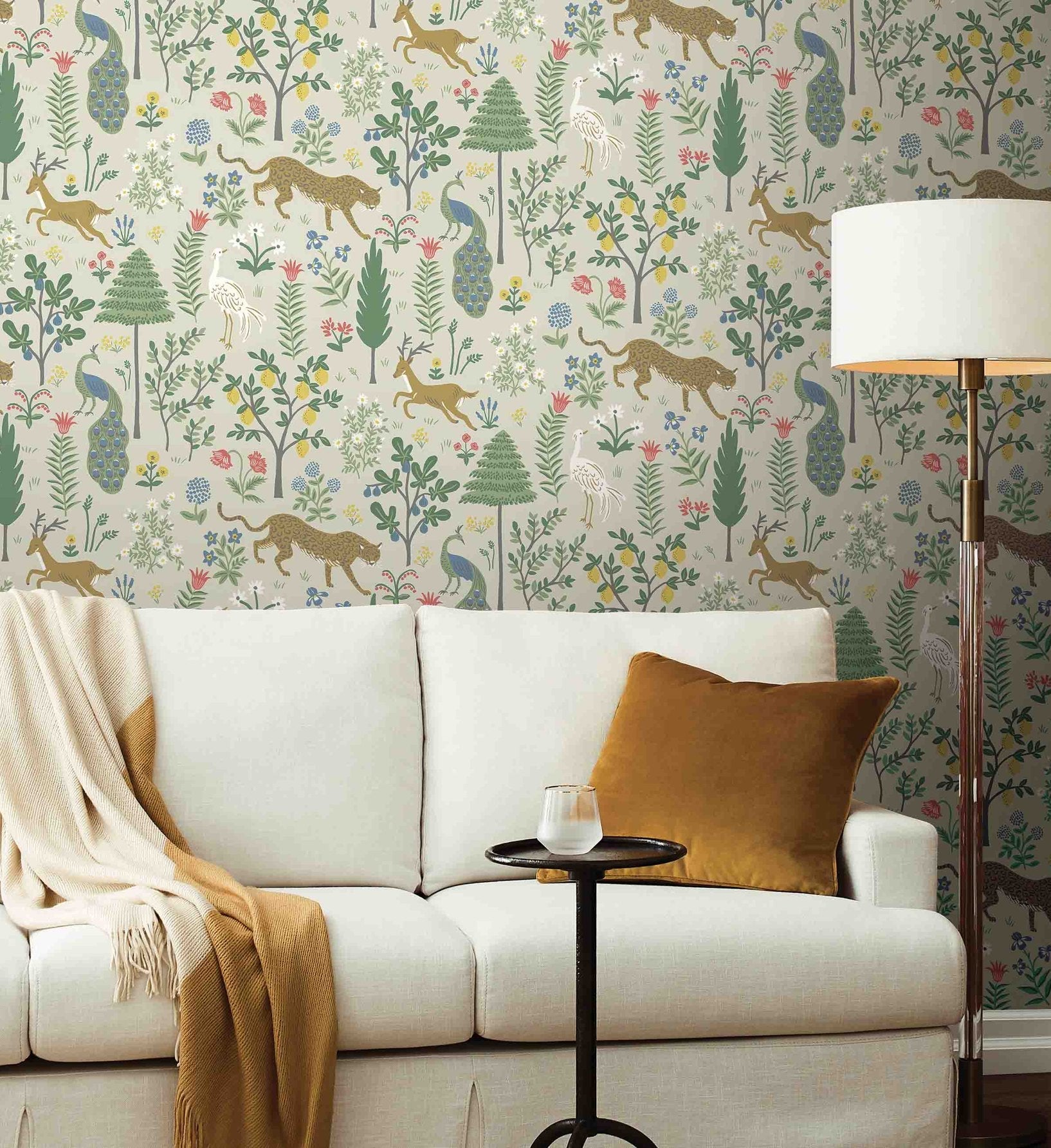 Menagerie Wallpaper - Cream