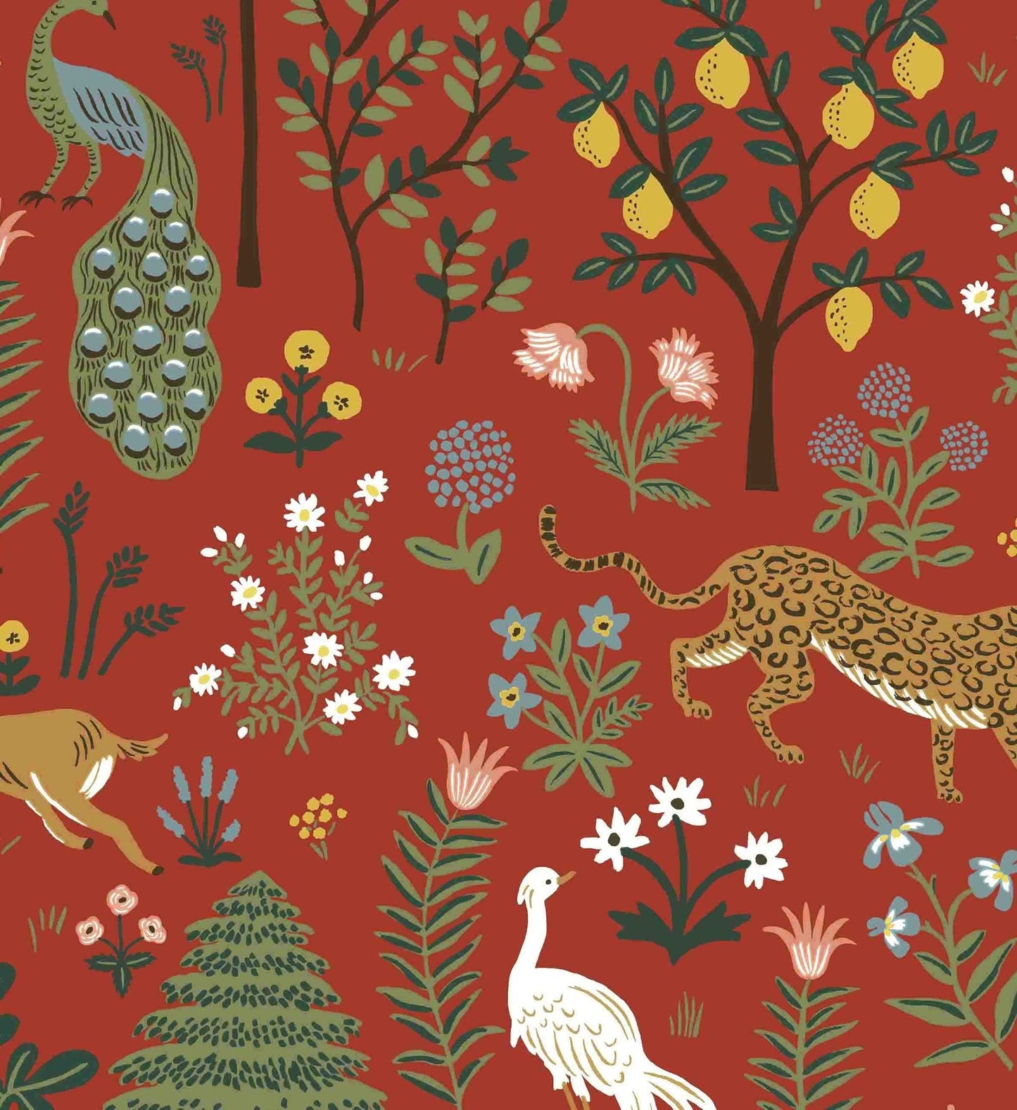 Menagerie Wallpaper - Rust