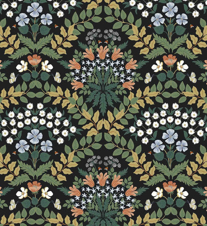 Bramble Wallpaper - Black