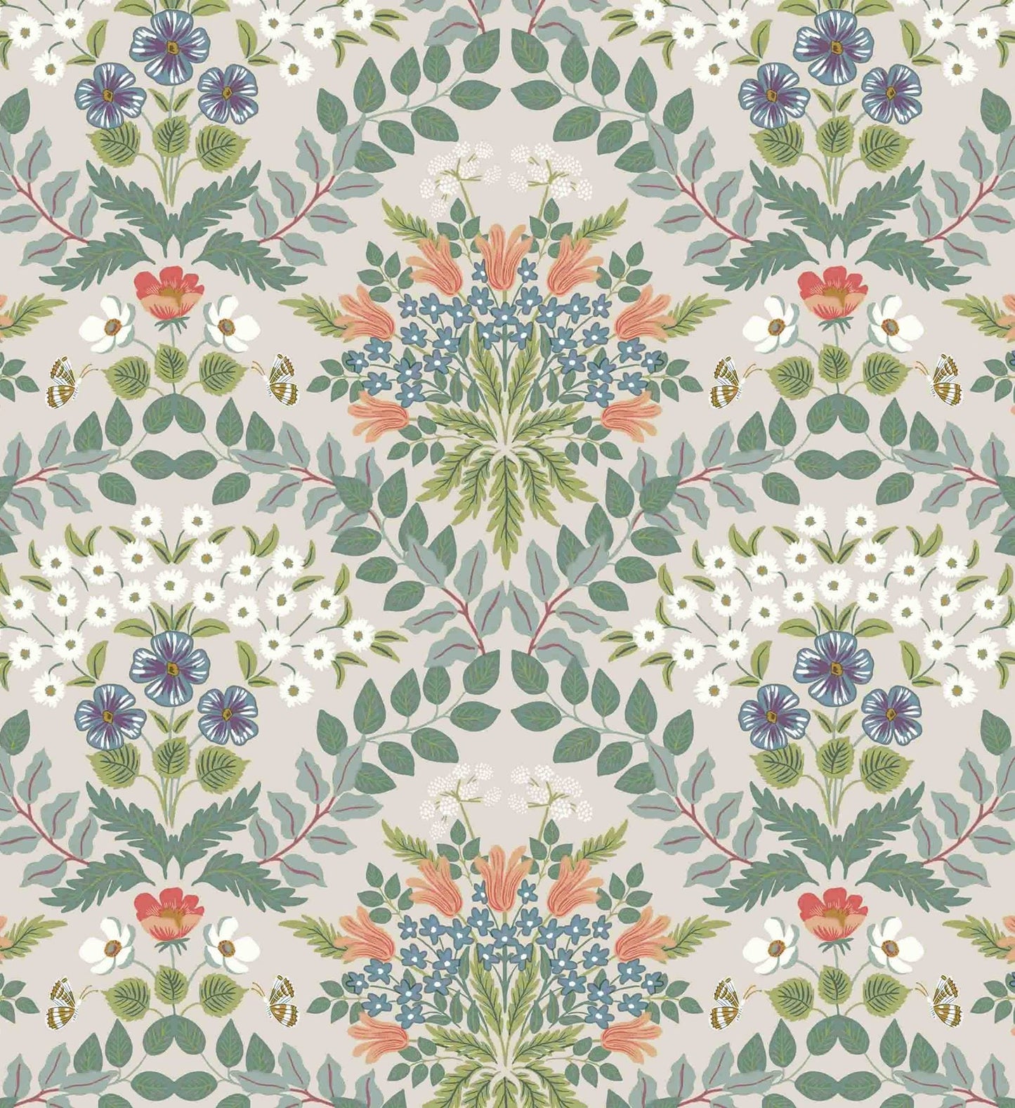 Bramble Wallpaper - Cream