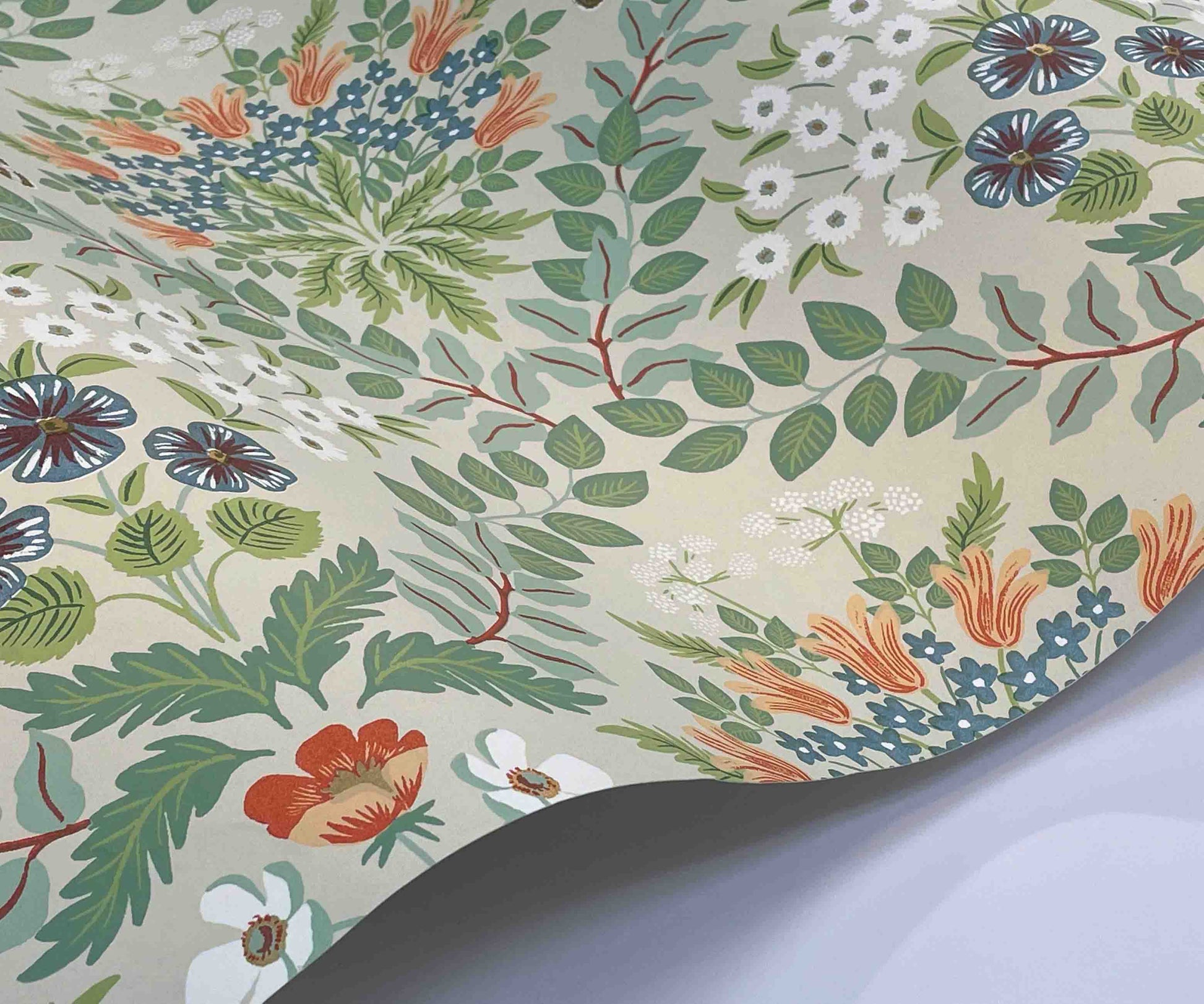 Bramble Wallpaper Sample - Cream