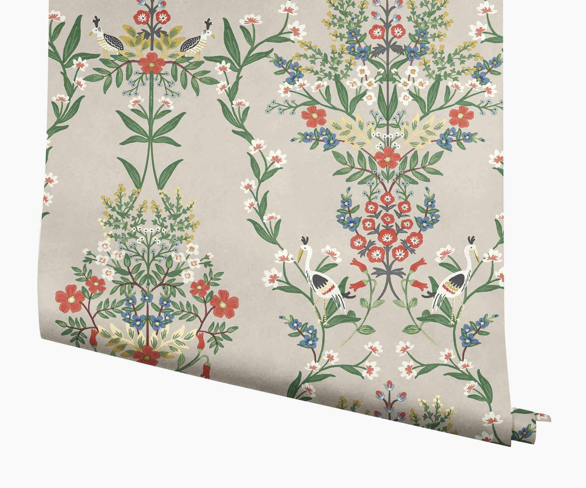 Luxembourg Wallpaper - Linen Multi - Peel and Stick Wallpaper