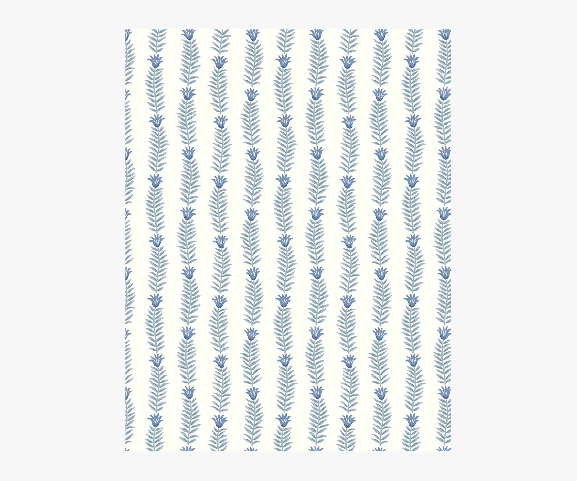 Eden Wallpaper Sample - Indigo - Peel and Stick Wallpaper