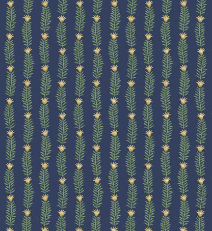 Eden Wallpaper - Navy