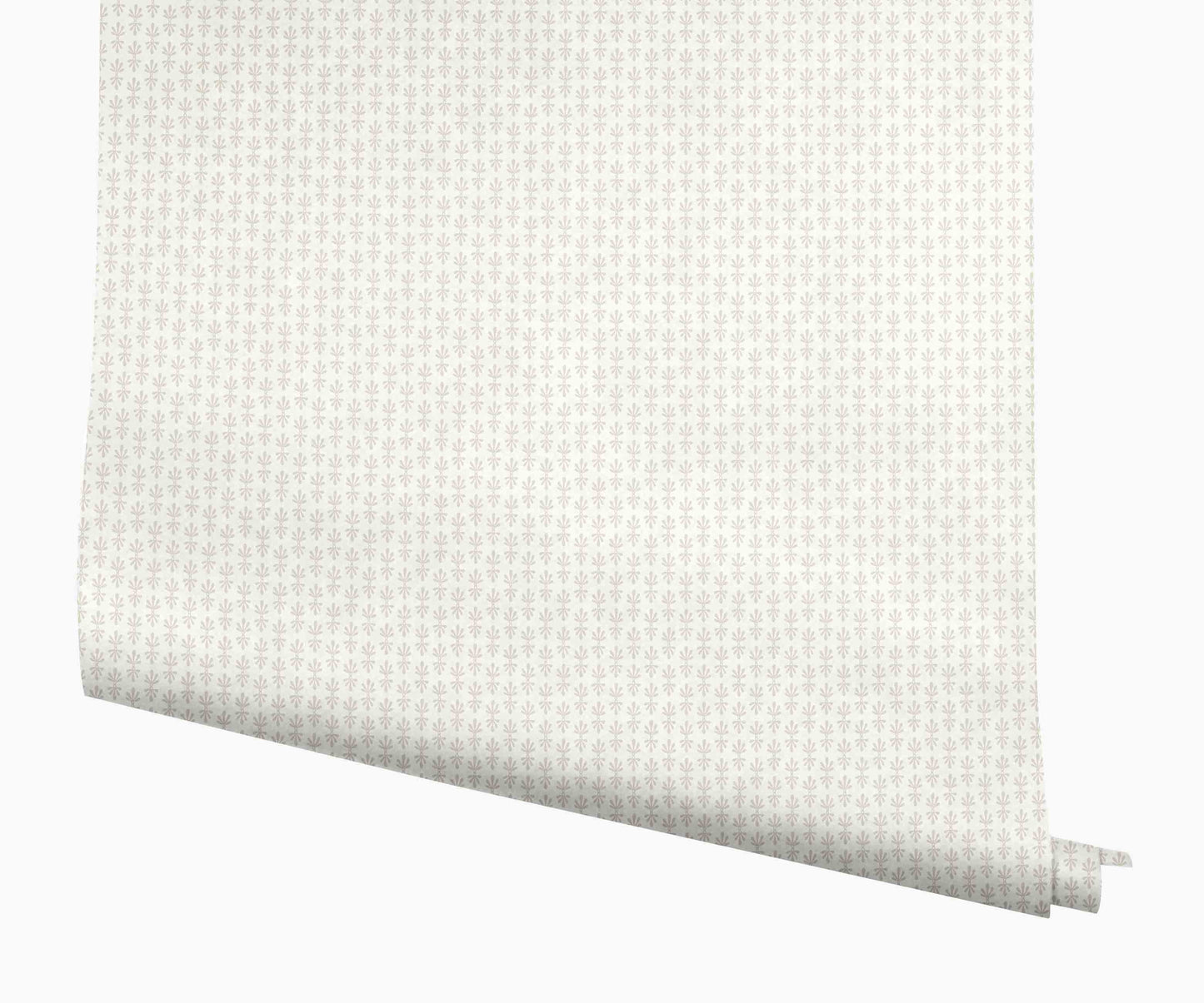 Petal Wallpaper - White & Linen - Peel and Stick Wallpaper