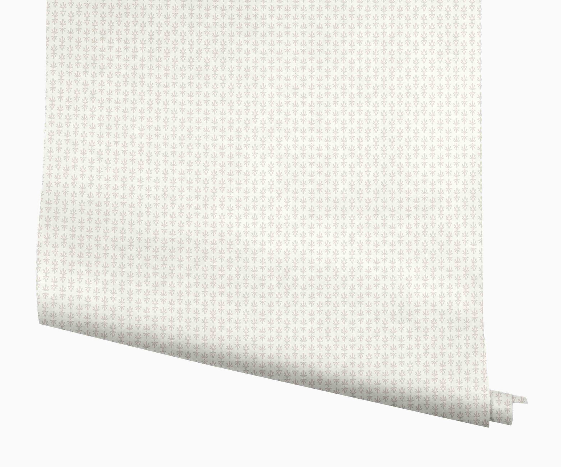 Petal Wallpaper - White & Linen - Peel and Stick Wallpaper