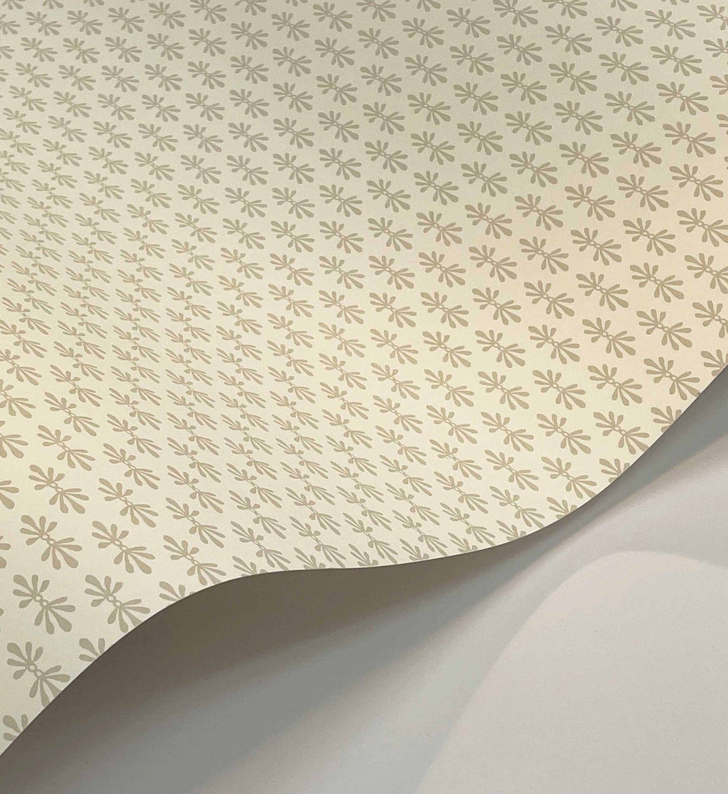 Petal Wallpaper - White & Linen