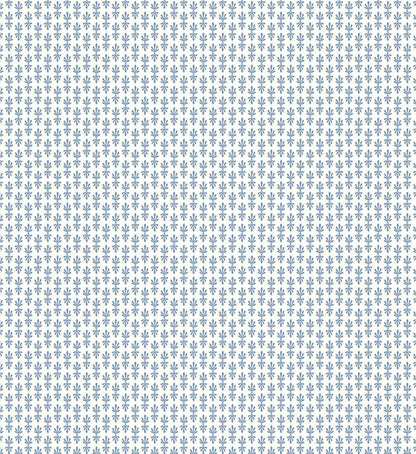 Petal Wallpaper - White & Blue