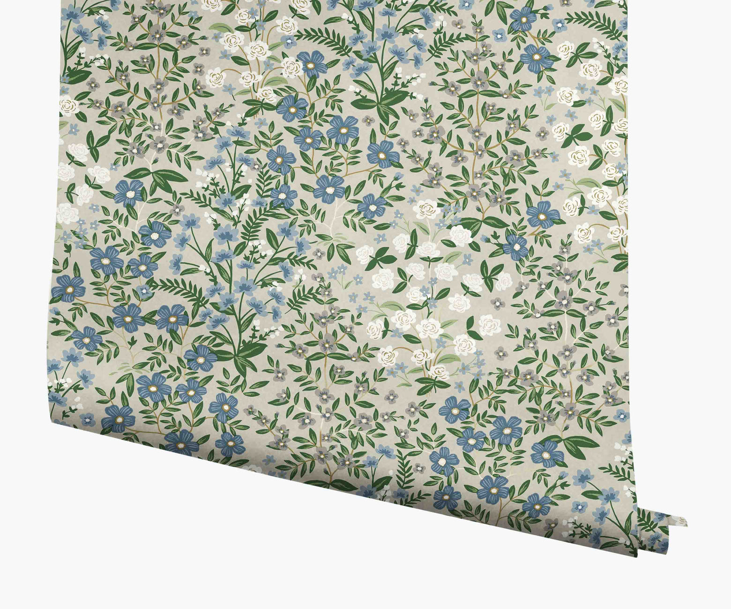 Wildwood Garden Wallpaper - Linen - Peel and Stick Wallpaper