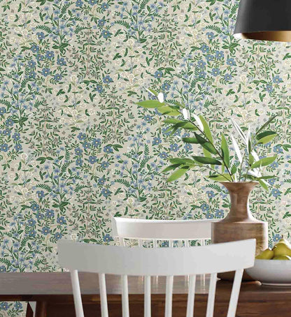 Wildwood Garden Wallpaper - Linen