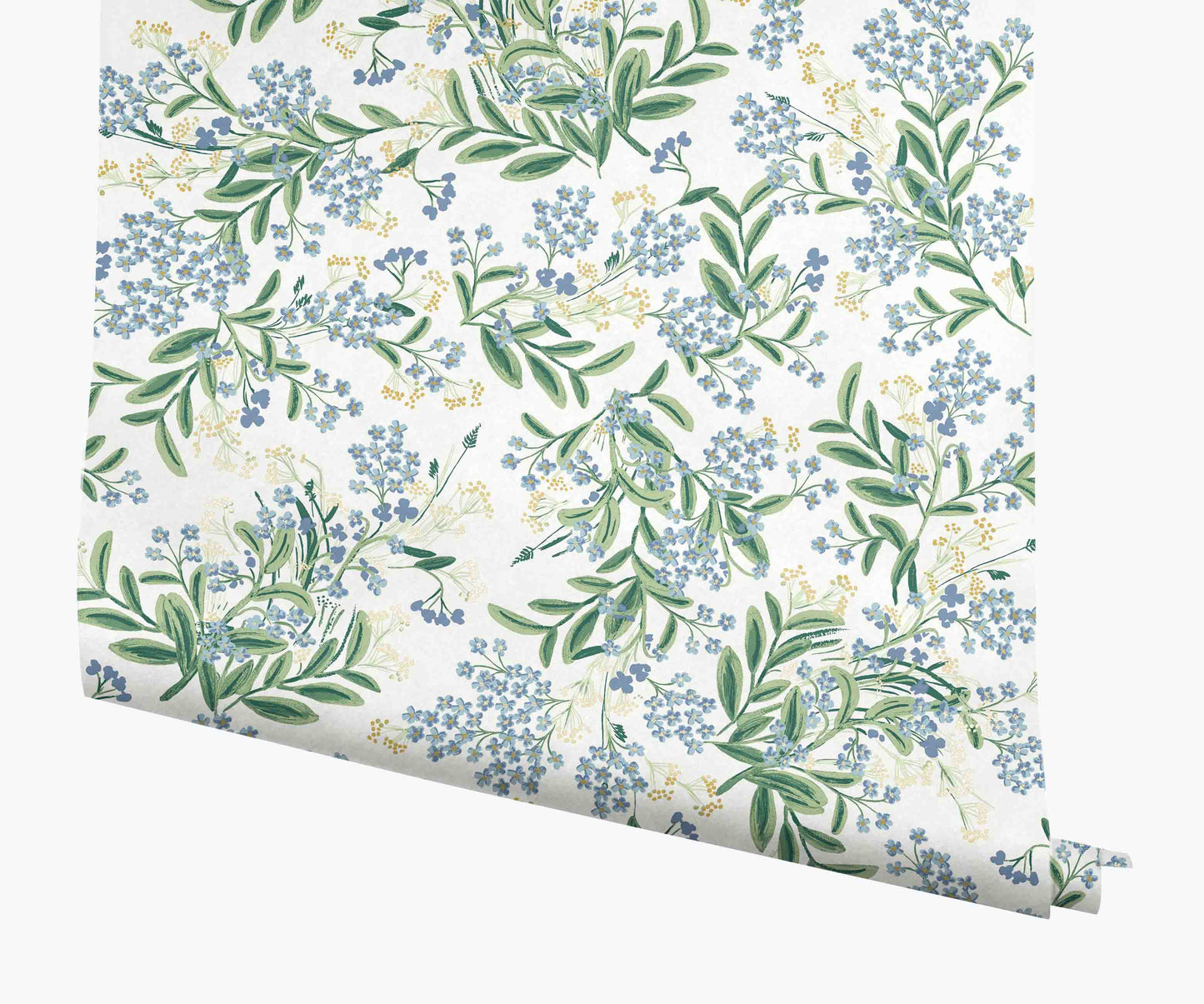 Cornflower Wallpaper - White - Peel and Stick Wallpaper