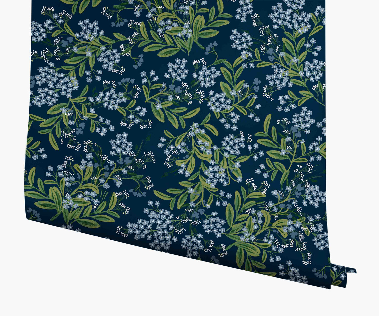Cornflower Wallpaper - Navy - Peel and Stick Wallpaper