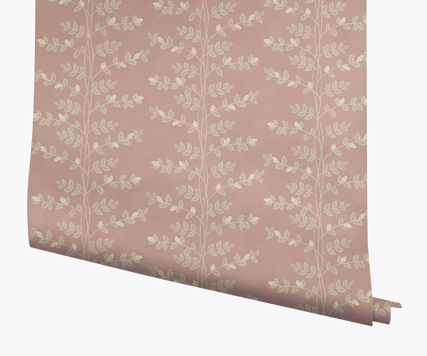 Climbing Vines Wallpaper - Rose - Peel and Stick Wallpaper
