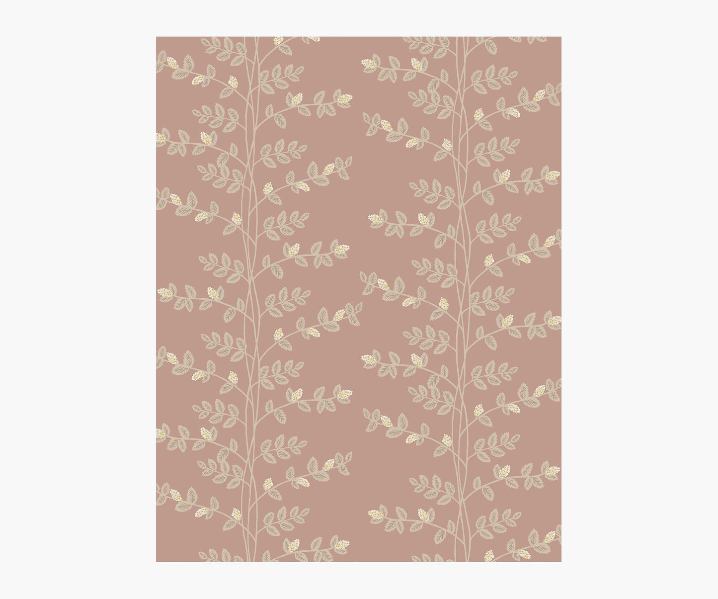 Climbing Vines Wallpaper Sample - Rose - Peel and Stick Wallpaper
