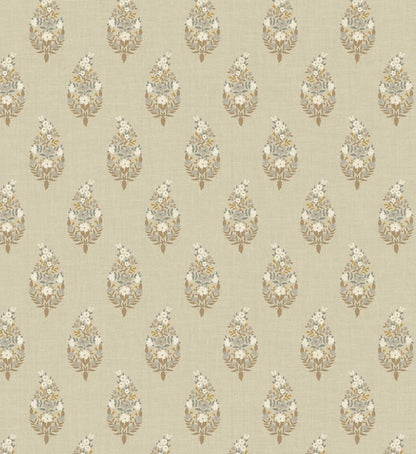 Paisley Wallpaper - Linen