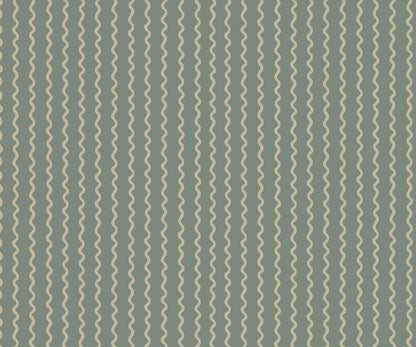 Rickrack Wallpaper - Moss