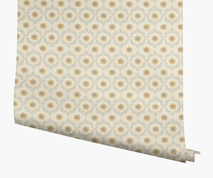 Emma Wallpaper - Linen - Peel and Stick Wallpaper