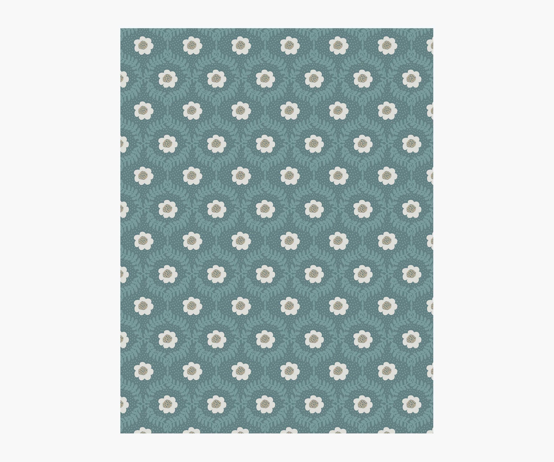 Emma Wallpaper Sample - Slate - Peel and Stick Wallpaper