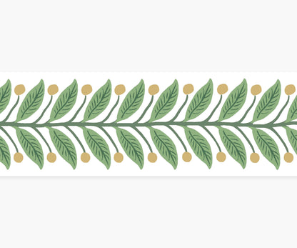 Garden Trim Wallpaper - Green - Peel and Stick Wallpaper