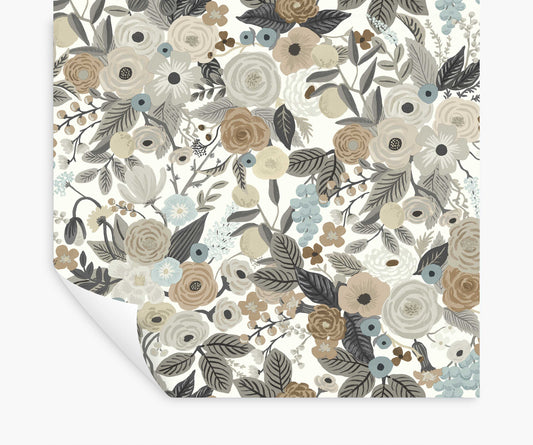 Garden Party Peel & Stick Wallpaper - Linen Multi - Peel and Stick Wallpaper