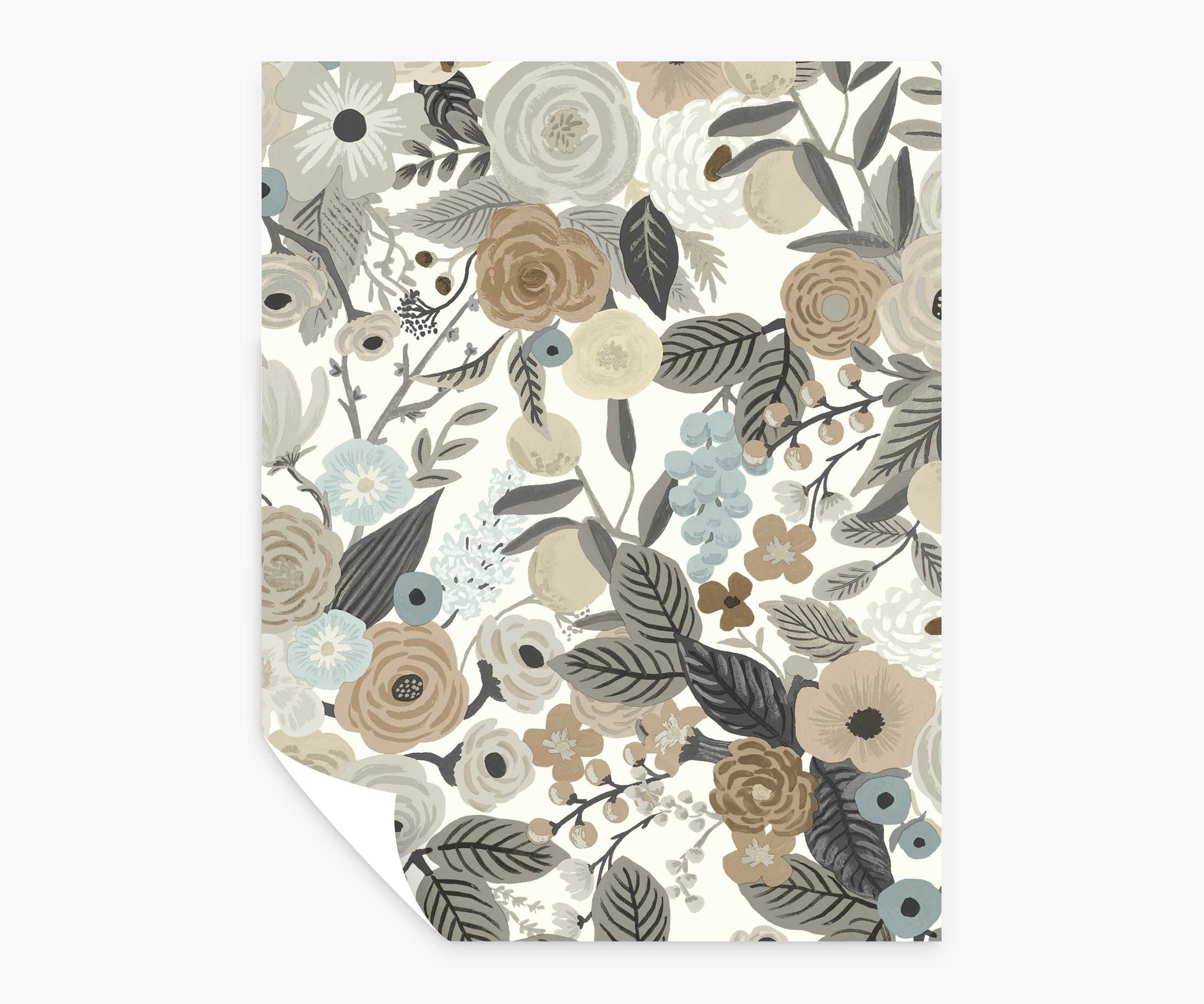 Garden Party Peel & Stick Wallpaper Sample - Linen Multi - Peel and Stick Wallpaper