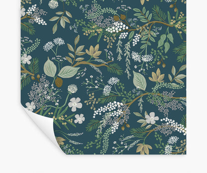 Juniper Forest Peel & Stick Wallpaper - Evergreen - Peel and Stick Wallpaper
