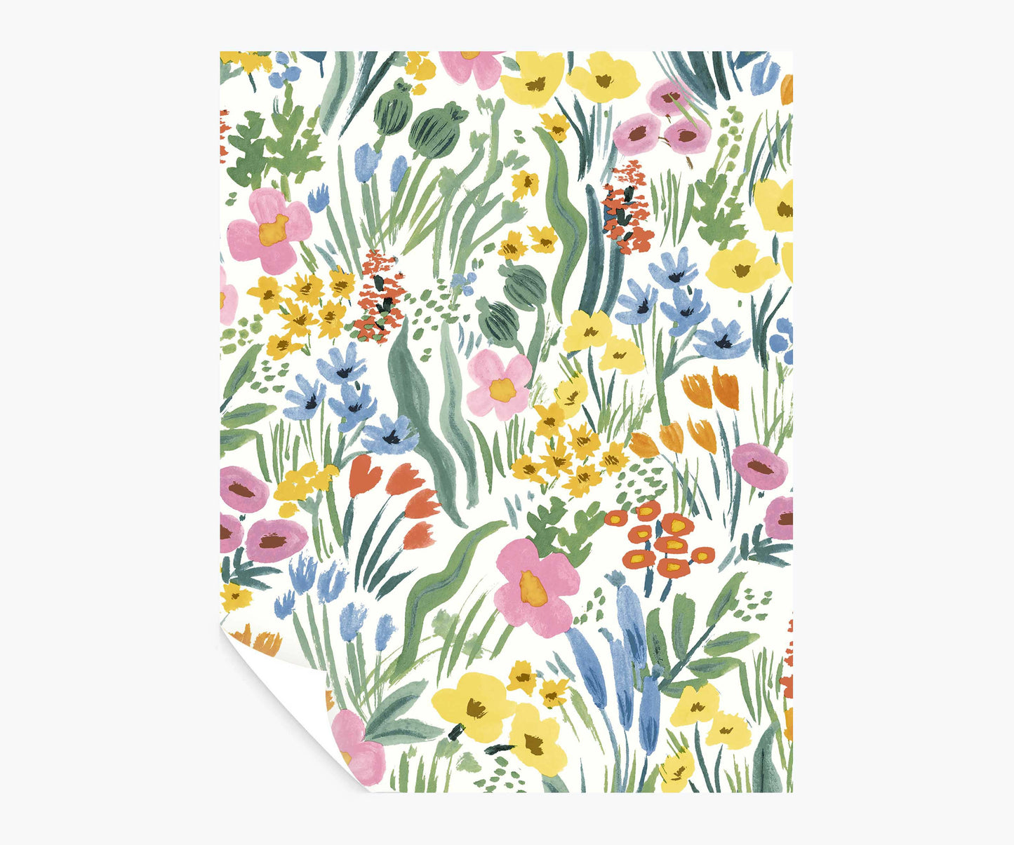 Lea Peel & Stick Wallpaper Sample - White - Peel and Stick Wallpaper