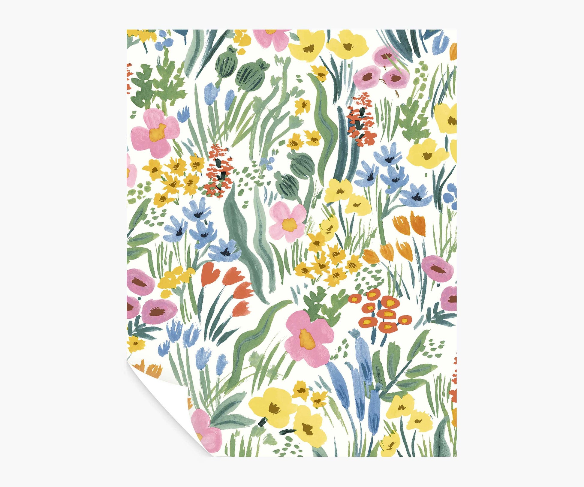 Lea Peel & Stick Wallpaper Sample - White - Peel and Stick Wallpaper