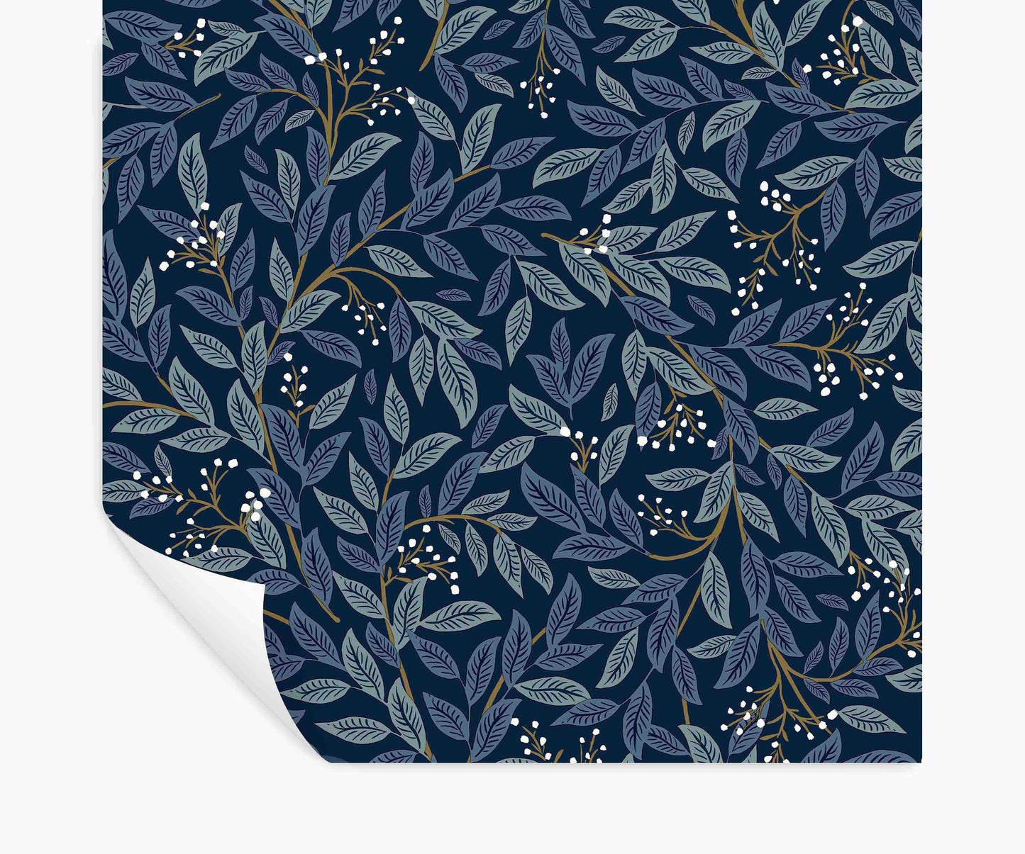 Willowberry Peel & Stick Wallpaper - Navy - Peel and Stick Wallpaper