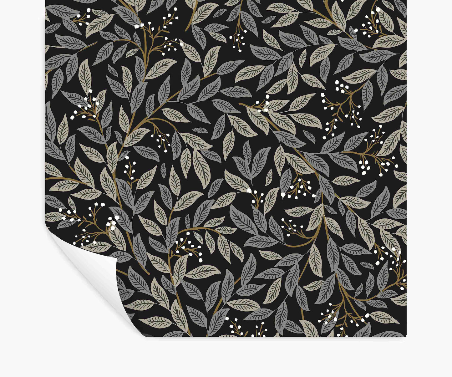 Willowberry Peel & Stick Wallpaper - Black - Peel and Stick Wallpaper