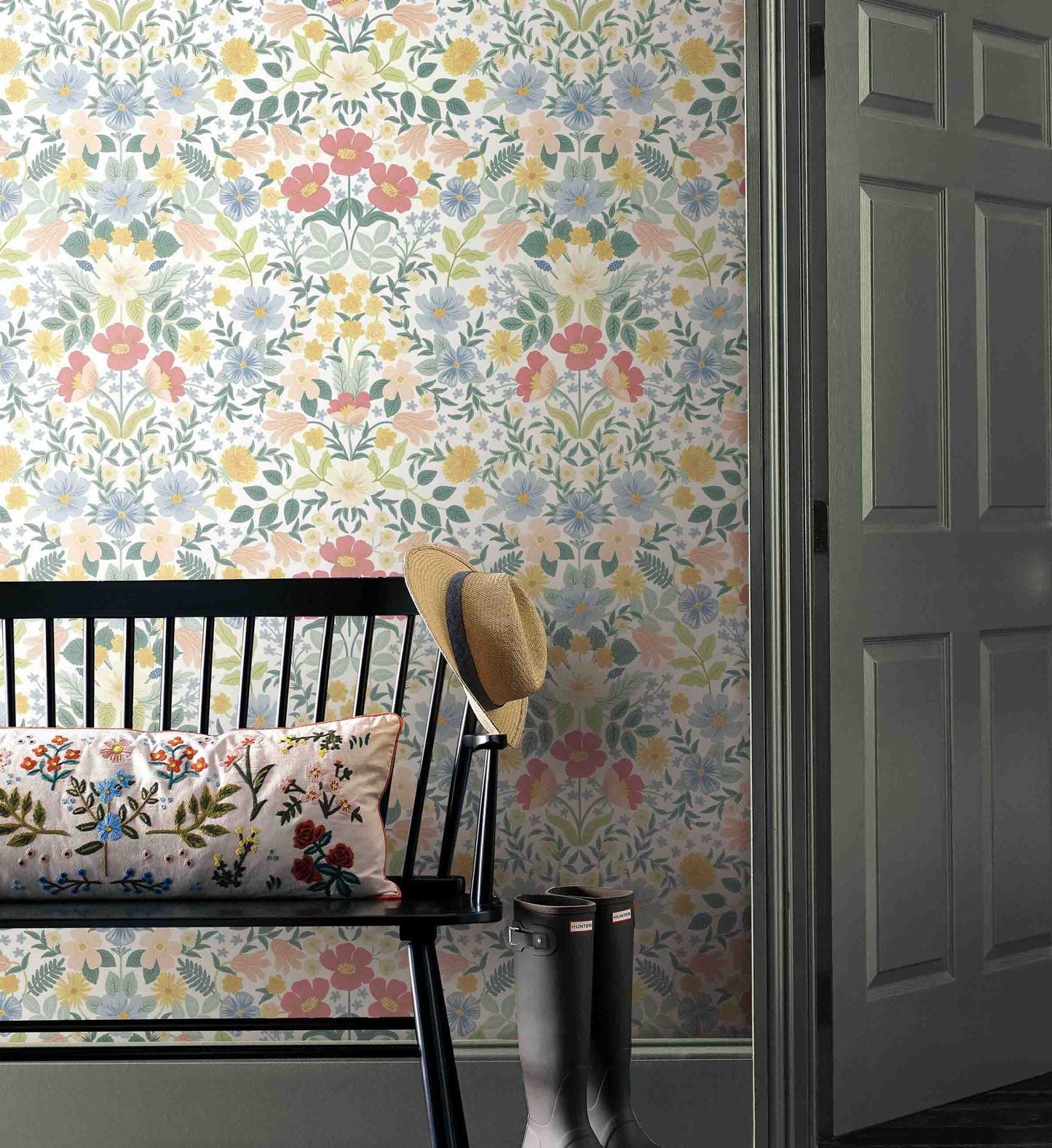 Bramble Garden Peel & Stick Wallpaper - Pastel Multi