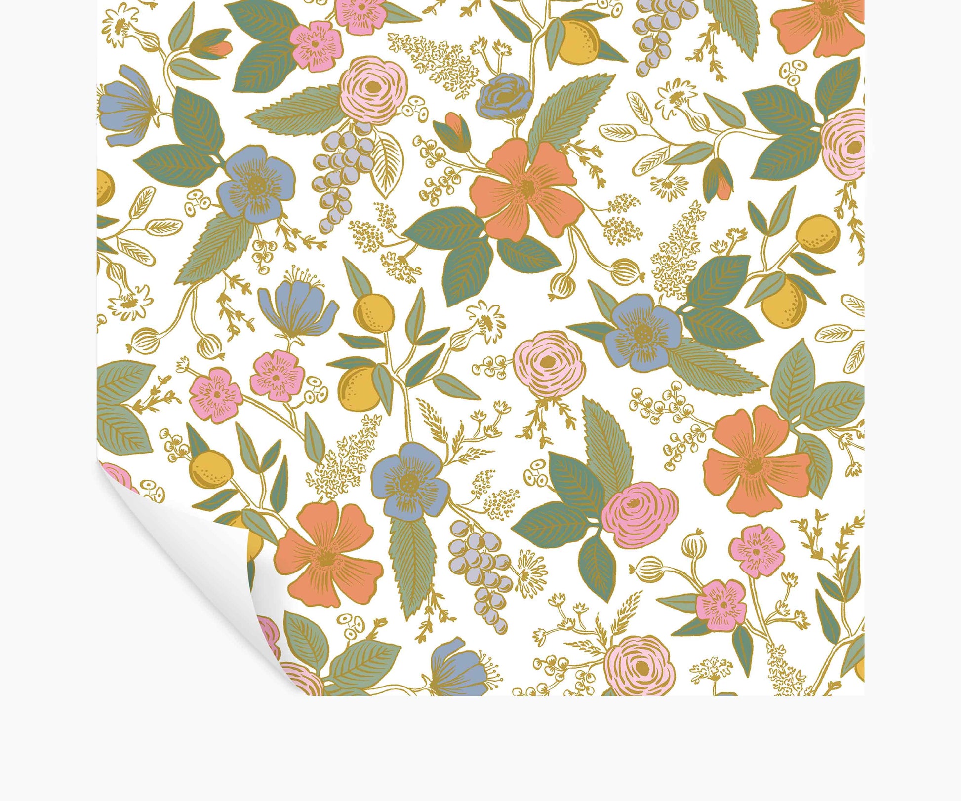Colette Peel & Stick Wallpaper - Rose Multi - Peel and Stick Wallpaper