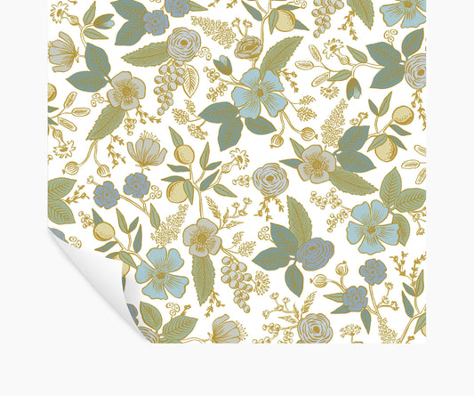 Colette Peel & Stick Wallpaper - Blue Multi - Peel and Stick Wallpaper