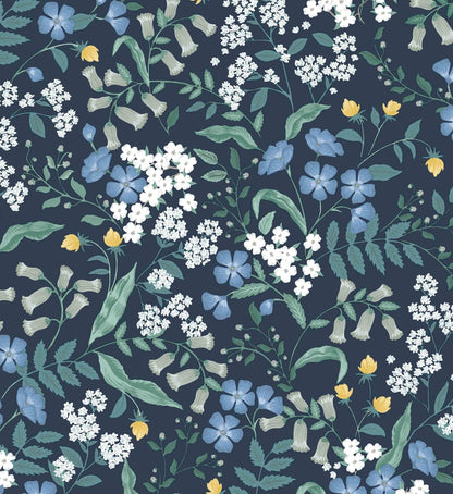 Sweetbrier Peel & Stick Wallpaper - Navy