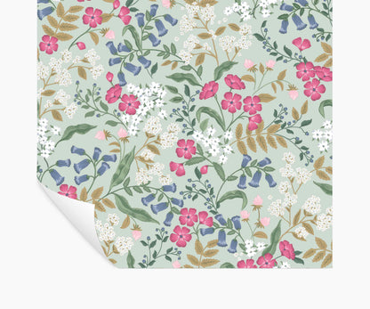 Sweetbrier Peel & Stick Wallpaper - Mint - Peel and Stick Wallpaper