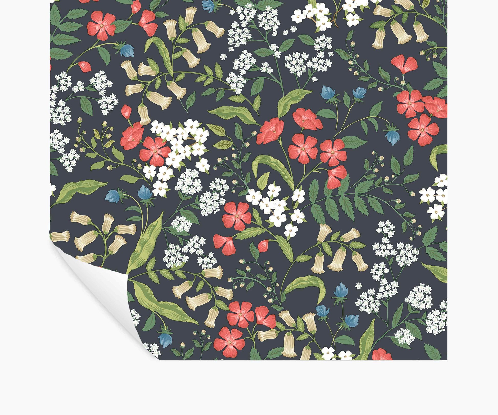 Sweetbrier Peel & Stick Wallpaper - Black - Peel and Stick Wallpaper