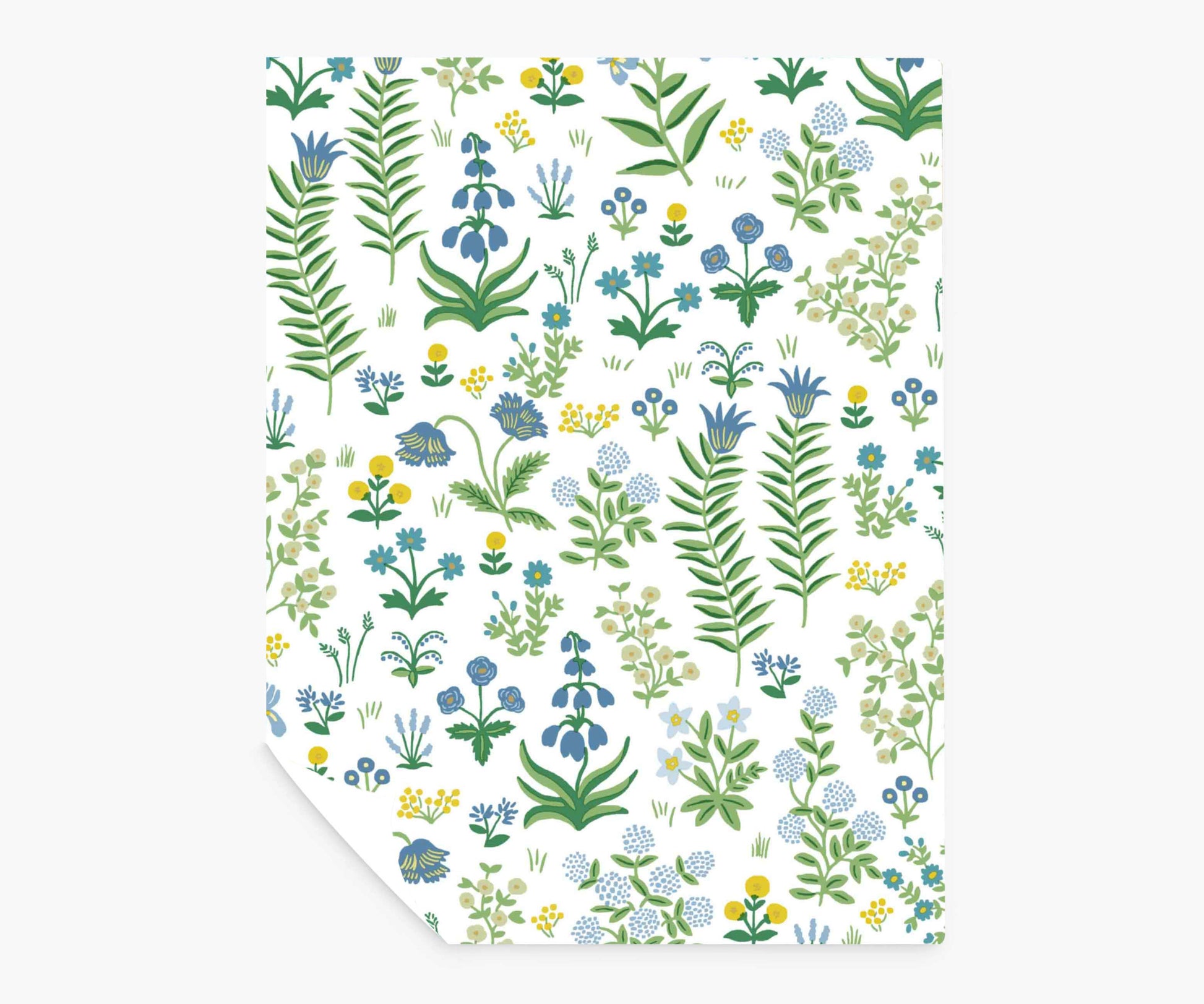 Menagerie Garden Peel & Stick Wallpaper Sample - Blue Multi - Peel and Stick Wallpaper